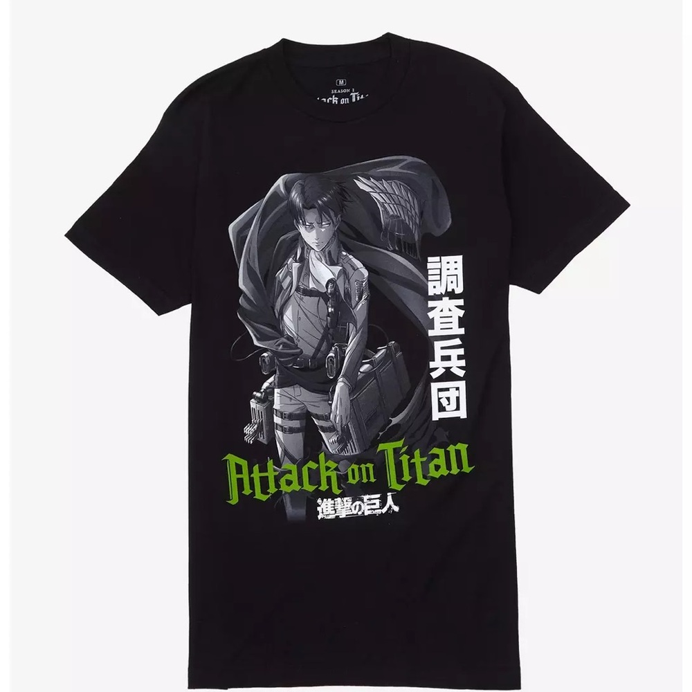 Hot topic Attack on Titan Season 3 Levi T-Shirt